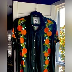 Duvin Design- Tropical Orange Burton Up Shirt